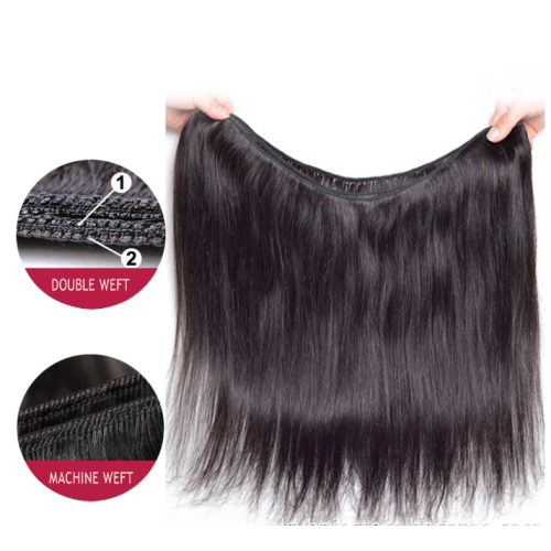 Human Hair 7x7 Lace Closure With Bundles Straight Hair Bundles With Closure Remy Brazilian Human Hair 3 Bundles With Closure